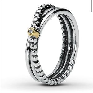 Pandora Cross Ring